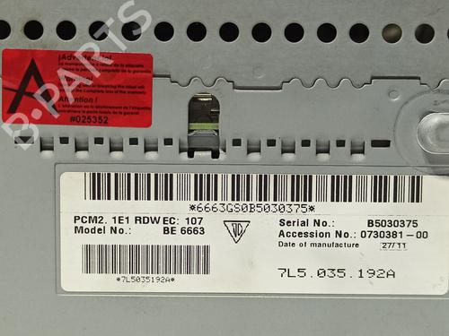 Electronic module PORSCHE CAYENNE (9PA) S 4.5 | BP11537877M83