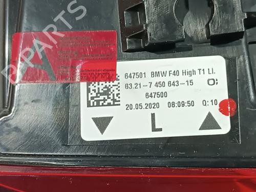 Used Left taillight BMW 1 (F40) 118 d (150 hp) 27621718