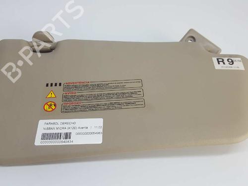 Right sun visor NISSAN MICRA III (K12) 1.2 16V | BP4386672I2 