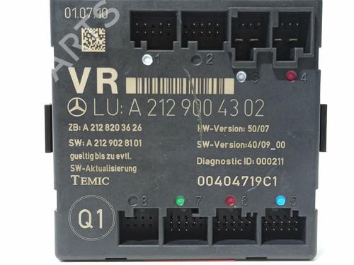 Comfort control module MERCEDES-BENZ C-CLASS (W204) C 250 CDI (204.003) | BP17524847M56 