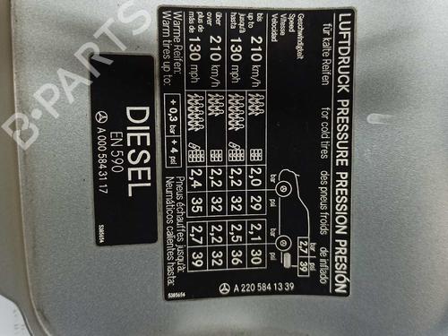 Fuel flap MERCEDES-BENZ S-CLASS (W220) S 320 CDI (220.025, 220.125) | BP7164588C131 