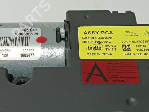 Sunroof engine LAND ROVER RANGE ROVER VELAR (L560) 2.0 D240 SD4 4x4 | BP29601887M60