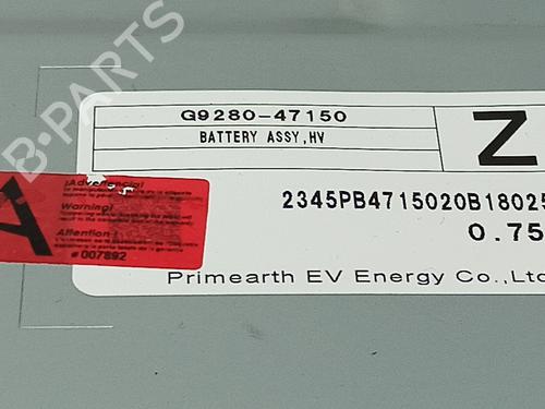 Battery TOYOTA COROLLA Hatchback (_E21_, _EA1_, _EH1_)  | BP20610407E11 