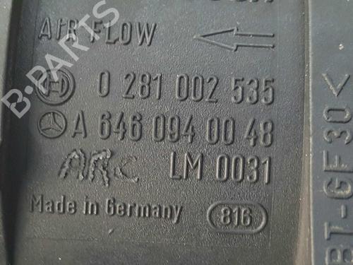Mass air flow sensor MERCEDES-BENZ C-CLASS Coupe (CL203) C 200 CDI (203.707) | BP7300246M95 