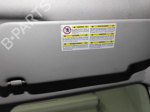 Right sun visor MERCEDES-BENZ C-CLASS (W204) C 200 CDI (204.007, 204.006) | BP12093105I2 