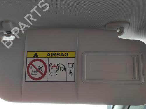 Right sun visor FIAT 500L (351_, 352_) 1.4 (199LYB1B) | BP16662651I2