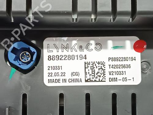 Instrument cluster LYNK & CO 01 PHEV | BP29217373C47 