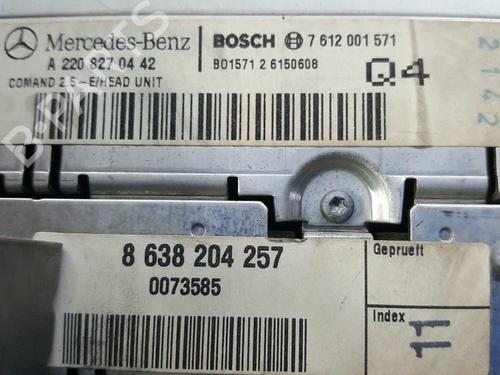 Electronic module MERCEDES-BENZ S-CLASS (W220, V220) S 320 CDI (220.026, 220.126) | BP7202612M83 