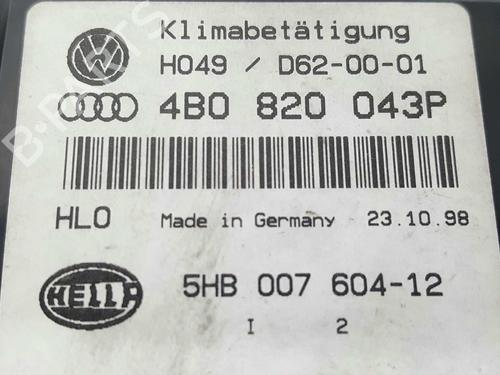 AC-Styringsenhed/Manøvreenhed AUDI A6 C5 (4B2, 4B4) 2.5 TDI | BP5992956I5