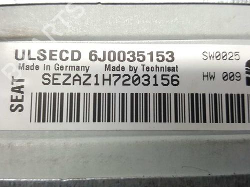 Radio SEAT IBIZA IV (6J5, 6P1) 1.4 TDI | BP2782731E6