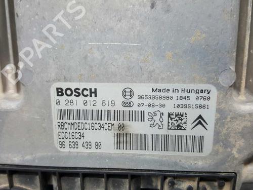 Engine control unit (ECU) PEUGEOT PARTNER MPV (5_, G_) 1.6 HDi 90 | BP2752193M57 