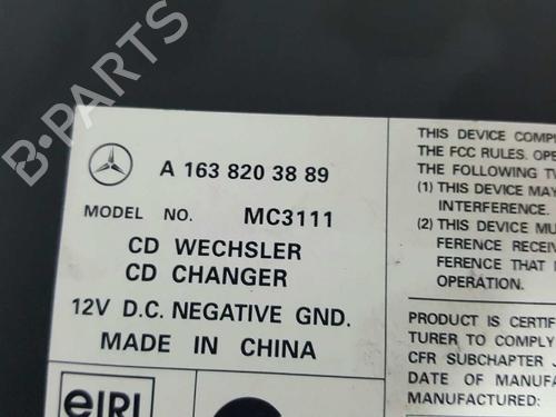 Radio MERCEDES-BENZ M-CLASS (W163) ML 400 CDI (163.128) | BP11386780E6 