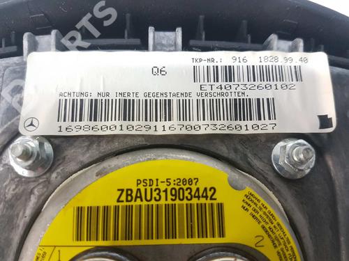 Driver airbag MERCEDES-BENZ A-CLASS (W169) A 180 CDI (169.007, 169.307) | BP4606805C9 