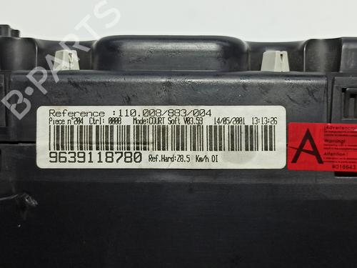 Instrument cluster PEUGEOT 607 (9D, 9U) 2.2 HDi | BP16129544C47