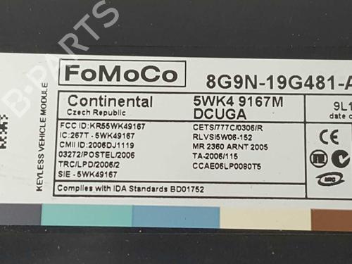 Electronic module JAGUAR XF I (X250) 3.0 D | BP3333336M83 