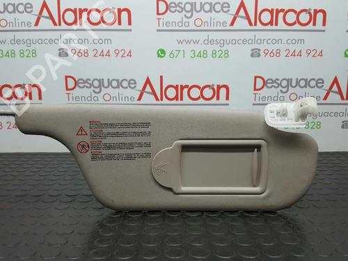 Used Right sun visor RENAULT CLIO III (BR0/1, CR0/1) 1.5 dCi (BR17, CR17) (86 hp) 2754400