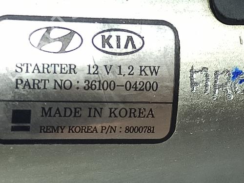 Starter HYUNDAI KONA (OS, OSE, OSI) 1.0 T-GDi | BP13551907M8 