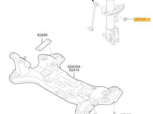 Used Subframe KIA PICANTO II (TA) 1.0 (69 hp) 29217326