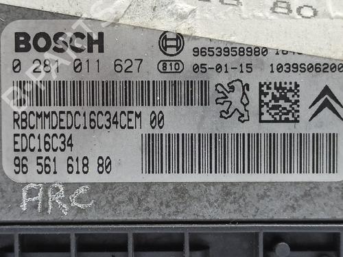 Engine control unit (ECU) PEUGEOT 307 (3A/C) 1.6 HDi 110 | BP12226711M57 