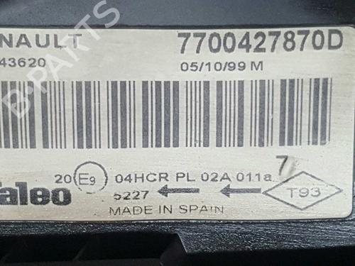 Right headlight RENAULT MEGANE I (BA0/1_) 1.9 dTi (BA08, BA0N) | BP7073822C29 