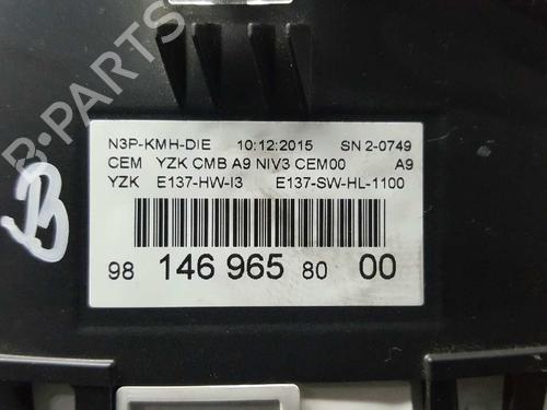 Instrument cluster PEUGEOT 2008 I (CU_) 1.6 BlueHDi 100 | BP11380749C47 