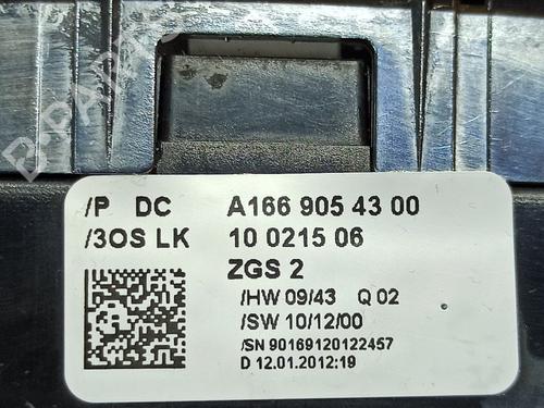 Left front window switch MERCEDES-BENZ B-CLASS Sports Tourer (W246, W242) B 200 CDI (246.201) | BP16221130I27 