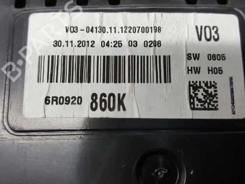 Instrument cluster VW POLO V (6R1, 6C1) 1.2 | BP2768182C47