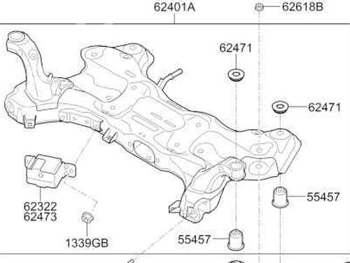 Used Subframe Subframe 30740980 30740980