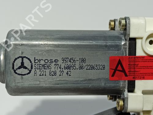 Left front window motor MERCEDES-BENZ S-CLASS (W221, V221) S 320 CDI (221.022, 221.122) | BP17574363E21