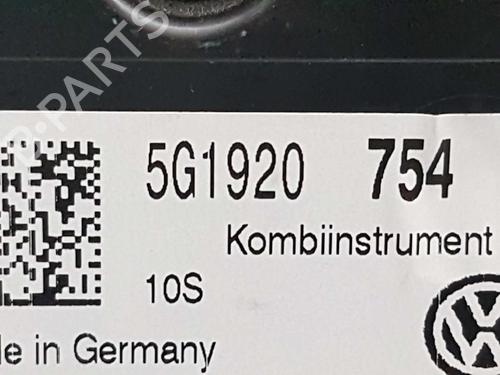 Instrument cluster VW GOLF VII (5G1, BQ1, BE1, BE2) 1.4 GTE Hybrid | BP5640561C47 