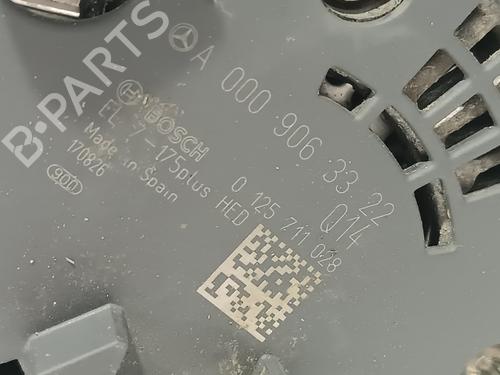 Alternator MERCEDES-BENZ B-CLASS Sports Tourer (W246, W242) B 200 CDI / d (246.208) | BP18786061M7