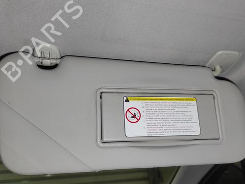 Right sun visor PEUGEOT 407 (6D_) 2.0 (6DRFNB, 6DRFNE) | BP21798757I2