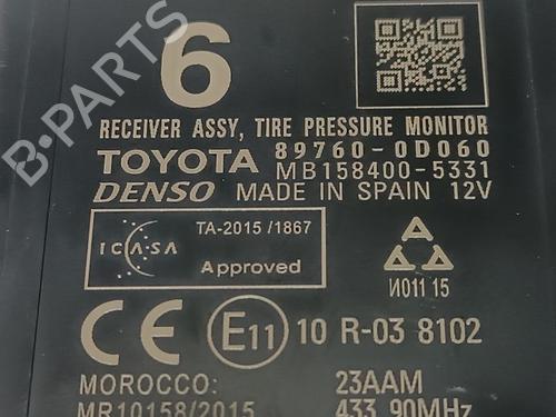 Electronic module TOYOTA YARIS (_P13_) 1.5 Hybrid (NHP130_) | BP13707578M83 