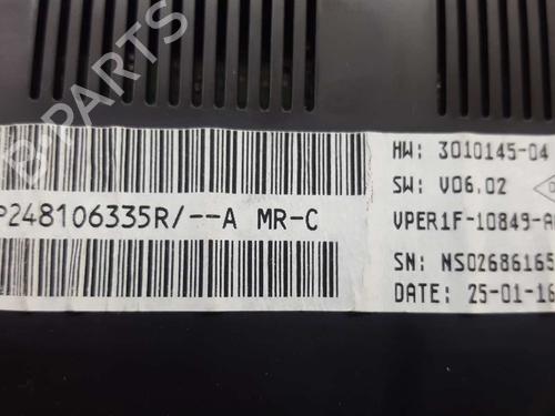 Instrument cluster RENAULT MEGANE IV Hatchback (B9A/M/N_) 1.5 dCi 110 (B9A3) | BP4004464C47 