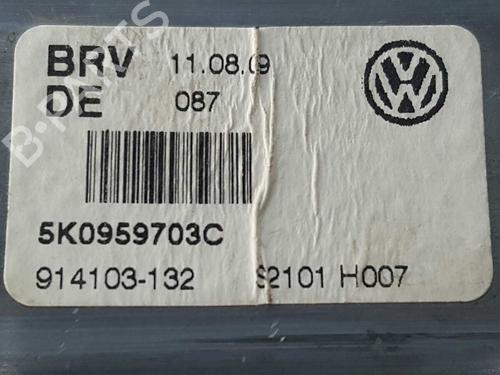 Left rear window motor VW GOLF VI (5K1) 2.0 TDI | BP2746939E23