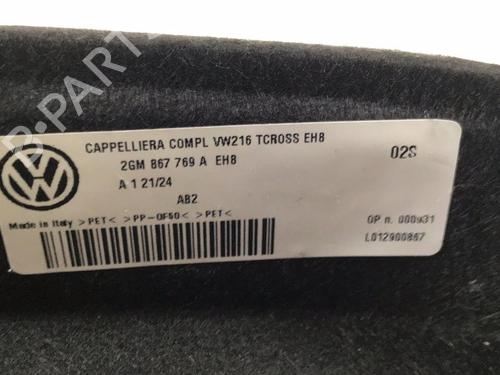 Rear parcel shelf VW T-CROSS (C11, D31) 1.0 TSi | BP29613672C85 