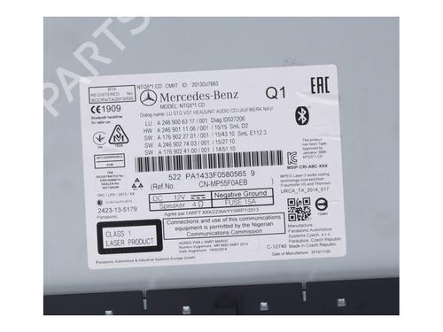 Electronic module MERCEDES-BENZ A-CLASS (W176) A 180 (176.042) | BP20857963M83 