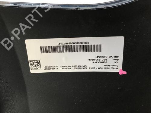 Rear bumper MERCEDES-BENZ GLA (H247) GLA 200 (247.787) | BP27500381C8 