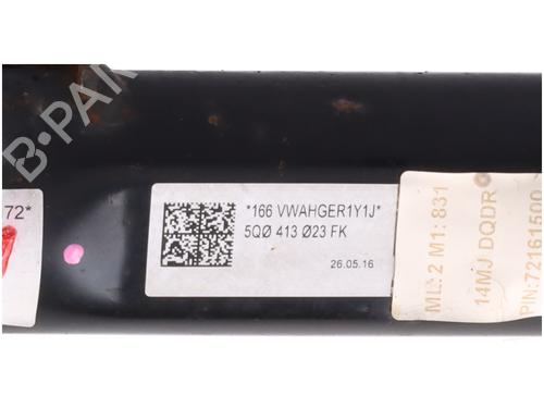 Left front shock absorber VW GOLF SPORTSVAN VII (AM1, AN1) 2.0 TDI | BP13258102M16 