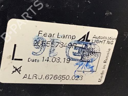 Left taillight RENAULT CAPTUR I (J5_, H5_) 1.3 TCe 150 (J5NK, J5JS) | BP21812985C34 