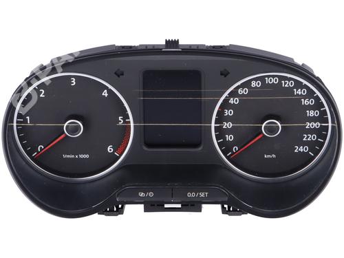 Used Instrument cluster VW POLO V (6R1, 6C1) 1.6 TDI (105 hp) 10406217