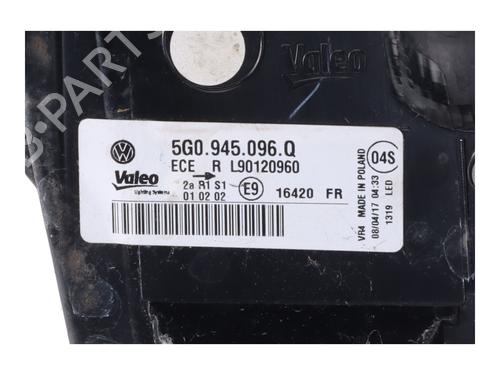 Right taillight VW GOLF VII (5G1, BQ1, BE1, BE2) 1.4 TSI | BP18877458C35 
