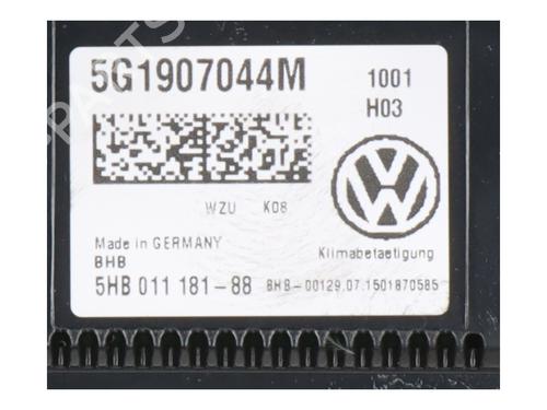 Climate control VW GOLF VII (5G1, BQ1, BE1, BE2) 1.6 TDI | BP21547643I5 