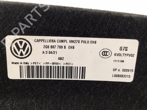 Rear parcel shelf VW POLO VI (AW1, BZ1, AE1) 1.0 | BP29576442C85 