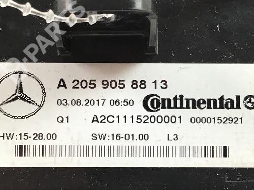 Climate control MERCEDES-BENZ C-CLASS (W205) C 200 BlueTEC / d (205.037) | BP4598853I5 