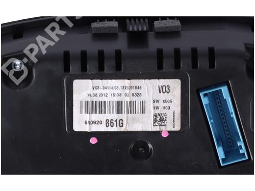 Instrument cluster VW POLO V (6R1, 6C1) 1.6 TDI | BP11917656C47 