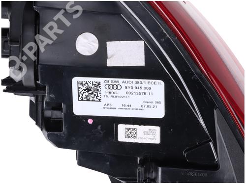 Left taillight AUDI A3 Sportback (8YA, 8YF) 30 TFSI | BP12110601C34 