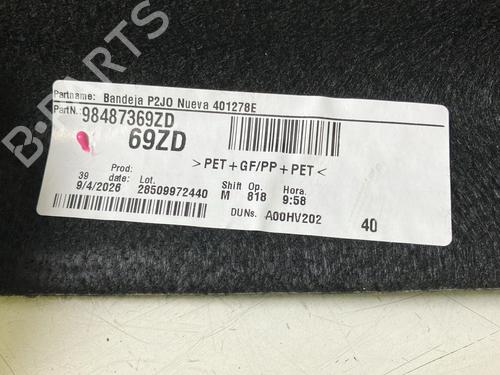 Rear parcel shelf OPEL CORSA F (P2JO) 1.2 MHEV | BP40219195C85 - Image 5