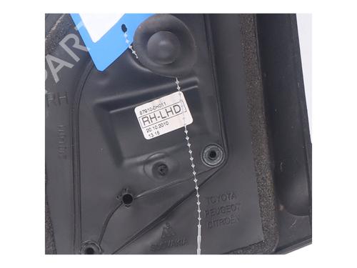 Right mirror PEUGEOT 107 (PM_, PN_) 1.0 | BP25795732C27