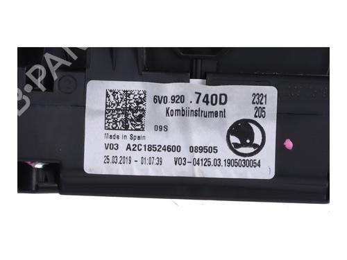 Instrument cluster SKODA FABIA III (NJ3) 1.0 | BP16993192C47 